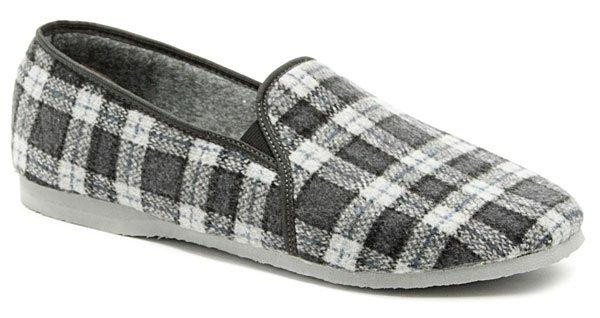 Pegres 1014 nadměrná modrá domácí obuv šíře H