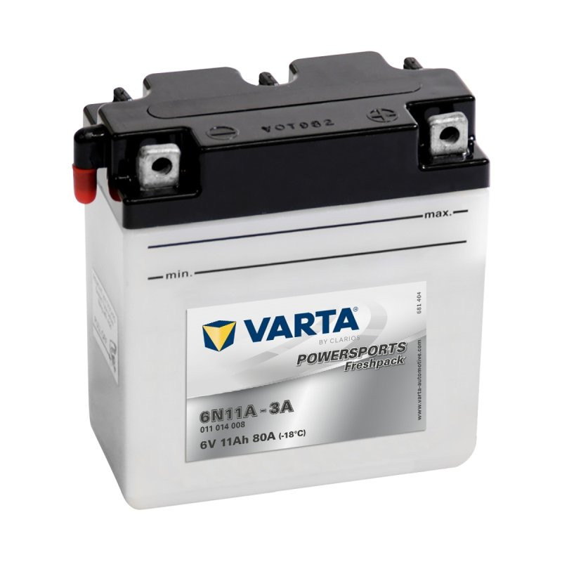 Motobaterie Varta Powersports Freshpack 6V 6N11A-3A 11Ah
