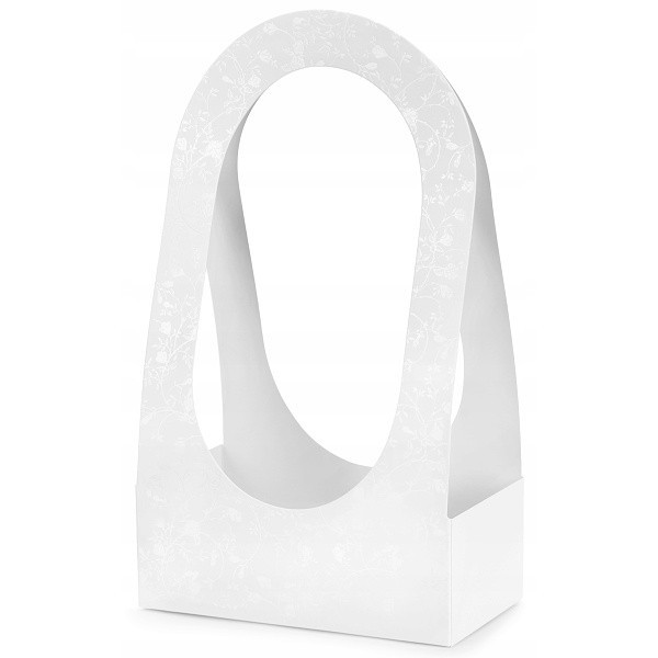 Box na květiny bílý