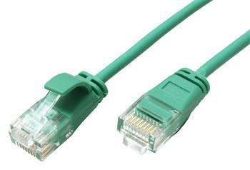 Roline GREEN UTP patchkabel kat. 6a, tenký, LSOH, 3m, zelený
