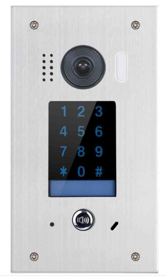 XtendLan Dveřní stanice, pro D2, 1x zvonek, číselná klávesnice, CCD 1/2,7