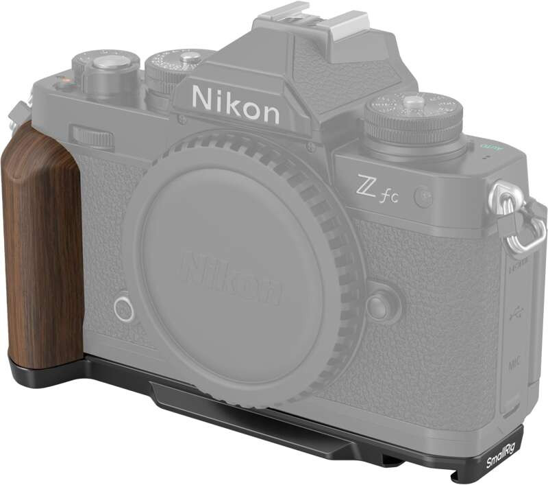 SmallRig 4802 Wooden L-Shape Grip pro Nikon Z fc černý