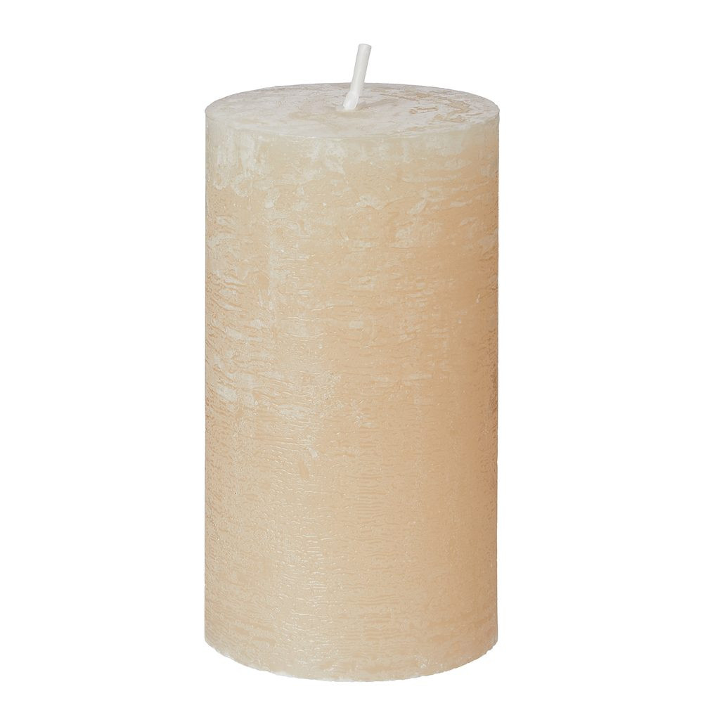 RUSTIC Svíčka 13 cm - béžová