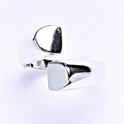 Stříbrný prstýnek, prsten ze stříbra, váha 8,57 g