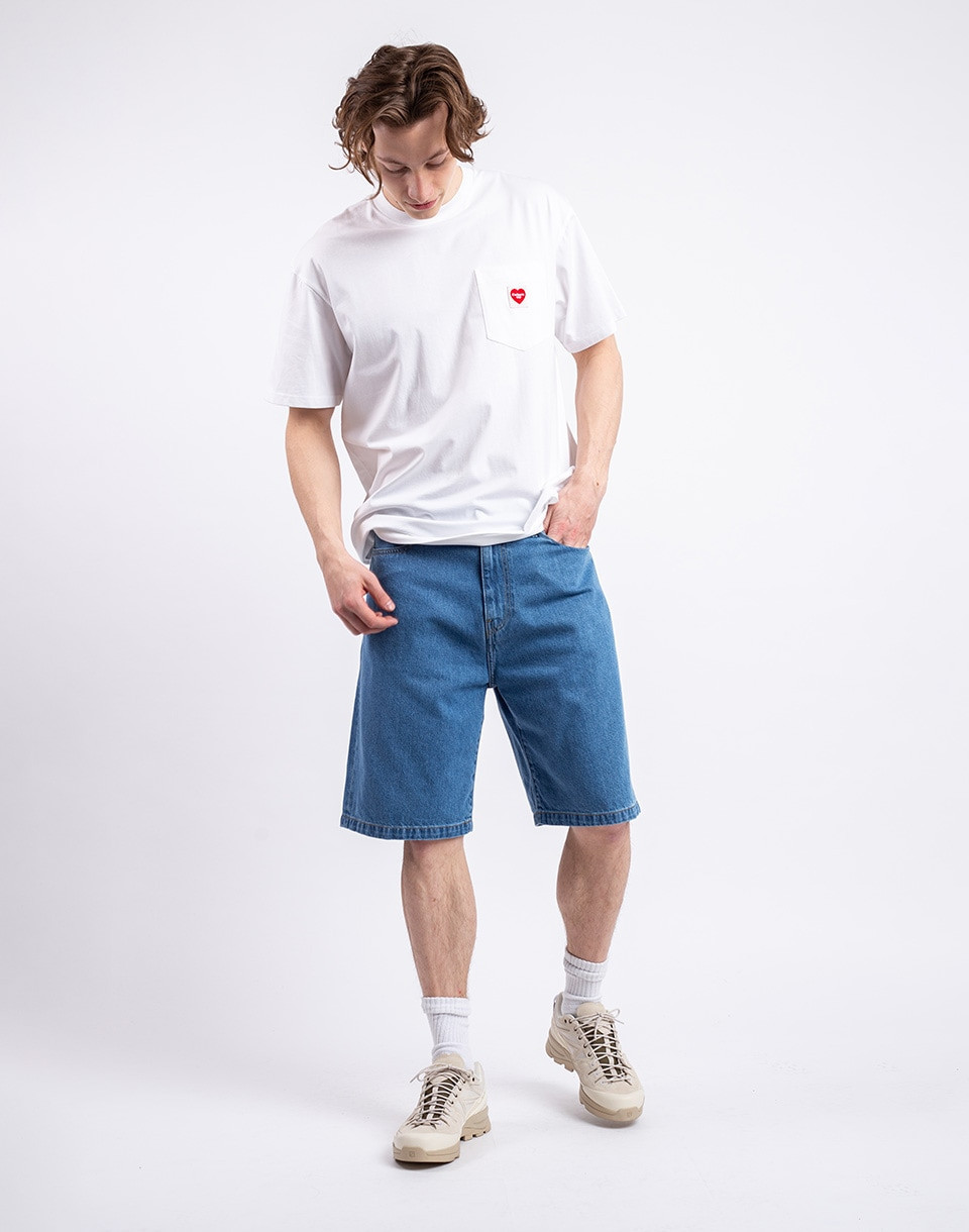 Carhartt WIP Landon Short Blue heavy stone wash 30