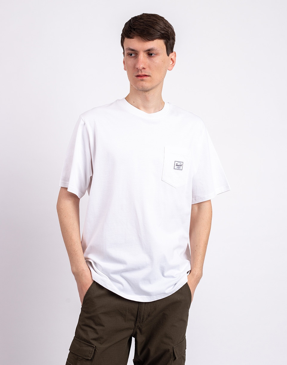 Herschel Supply Pocket Tee Men's White S