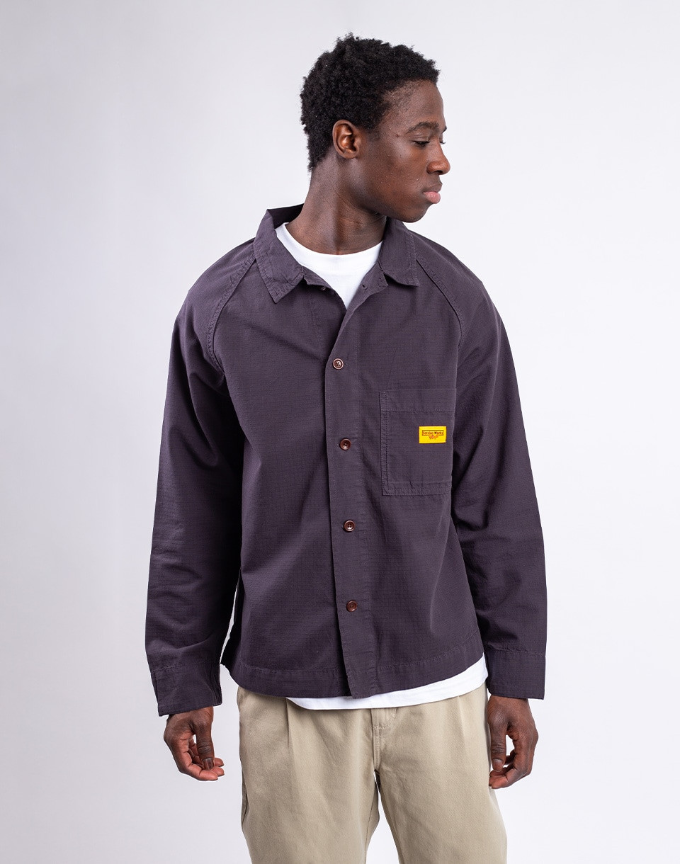 Service Works Ripstop Front Of House Jacket WASHED BLACK M
