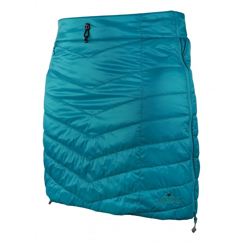 Warmpeace Velmi lehká Primaloft dámská zateplovací sukně Warmpeace Shee Harbor blue