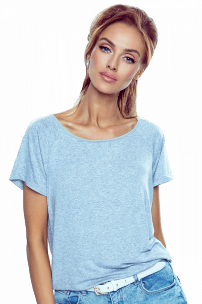 Eldar Ilza melanž-světle šedá Halenka S Melanž-světle šedá