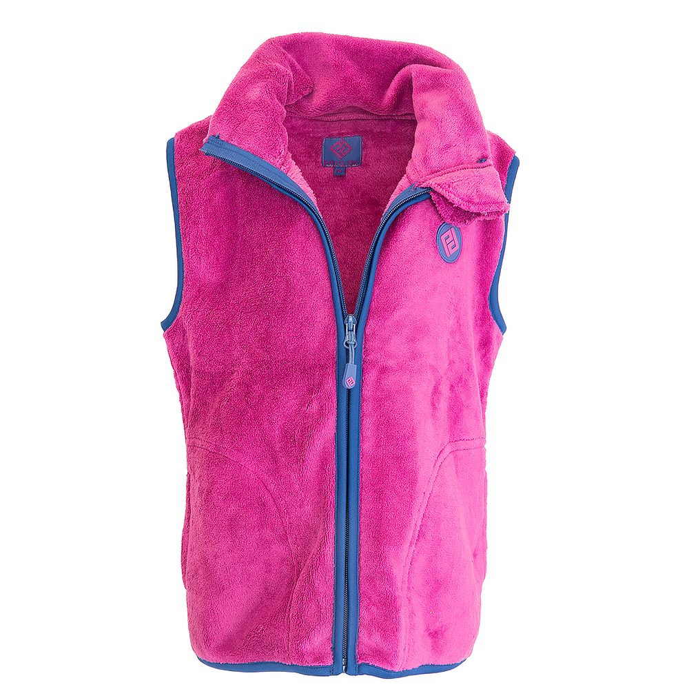 vesta dívčí chlupatá se stojáčkem, Pidilidi, PD1140-07, fuchsia - 116 | 6let