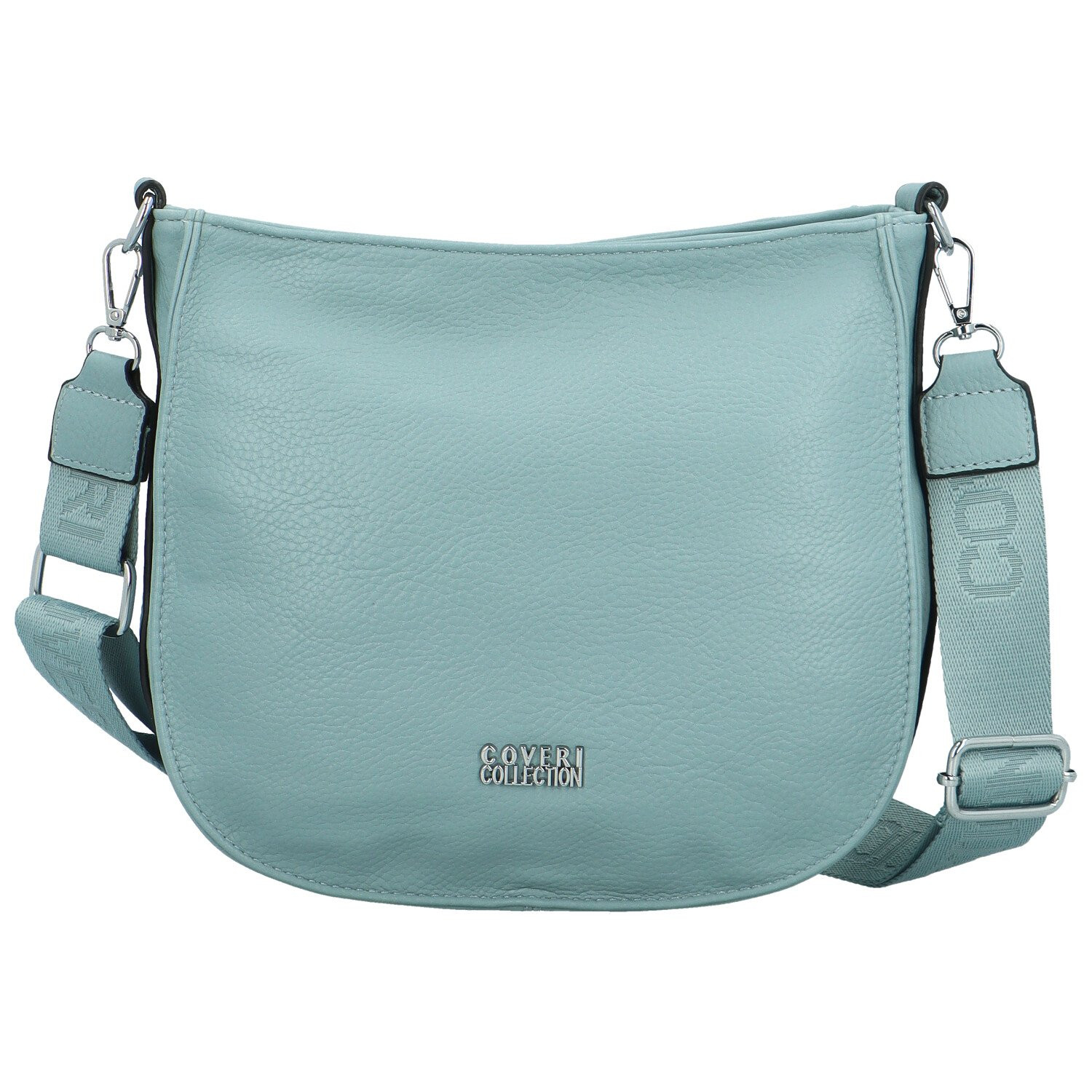 Trendy dámská koženková crossbody kabelka Candelis, džínově modrá