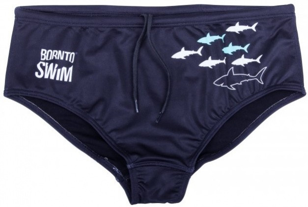 Pánské plavky BornToSwim Sharks Brief Black S