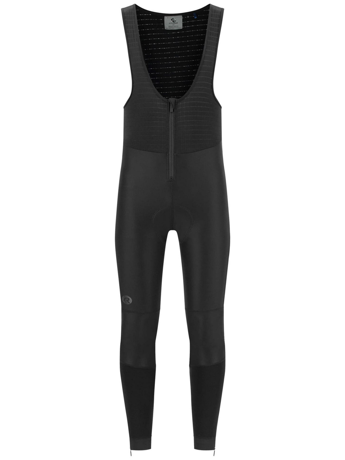 Silně hřejivé zimní cyklokalhoty Rogelli DEEP WINTER s gelovou výstelkou a membránou, černé 2XL