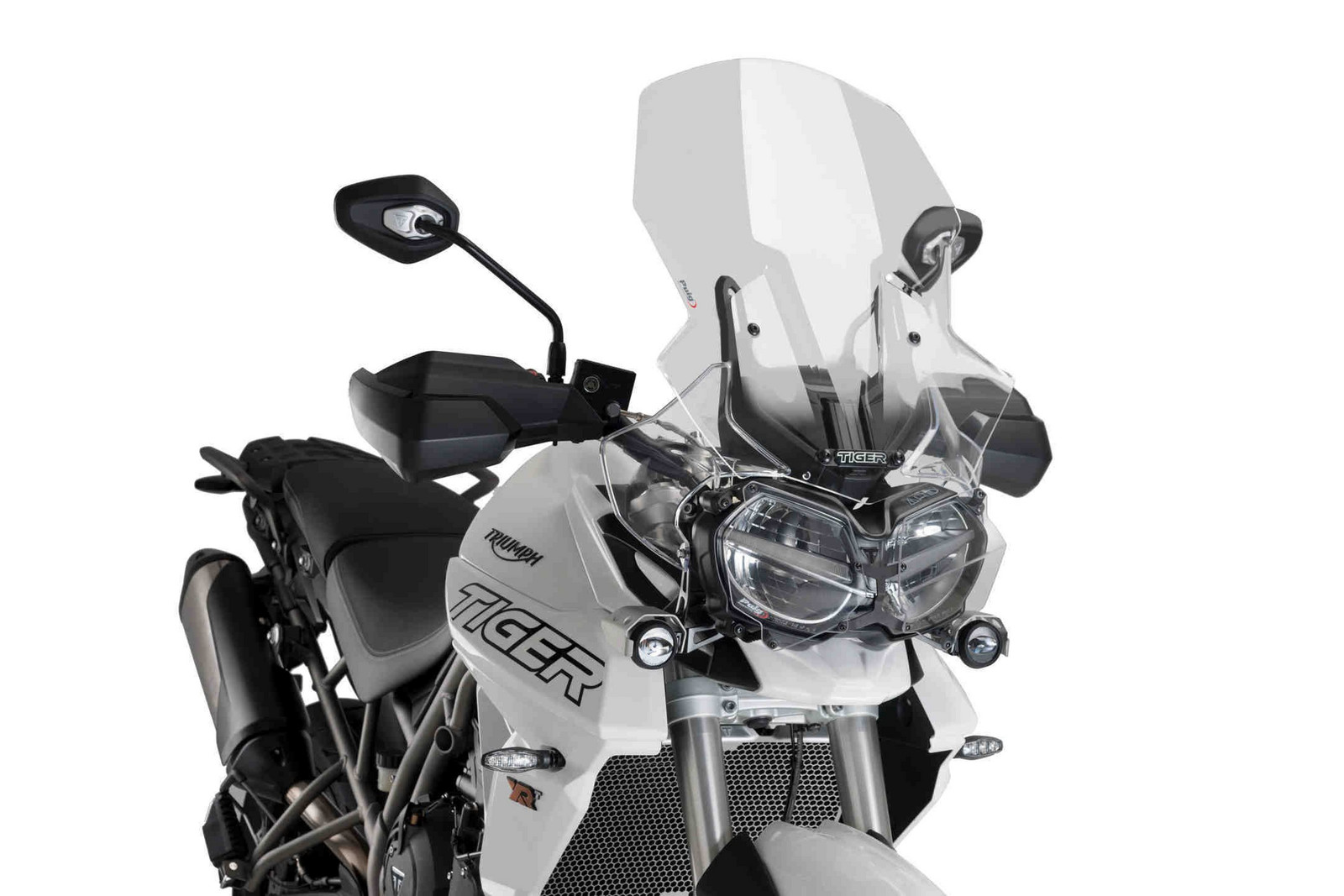 Puig 9656 Větrný štít Touring Triumph Tiger 800 (18-19) Kouřová (H)