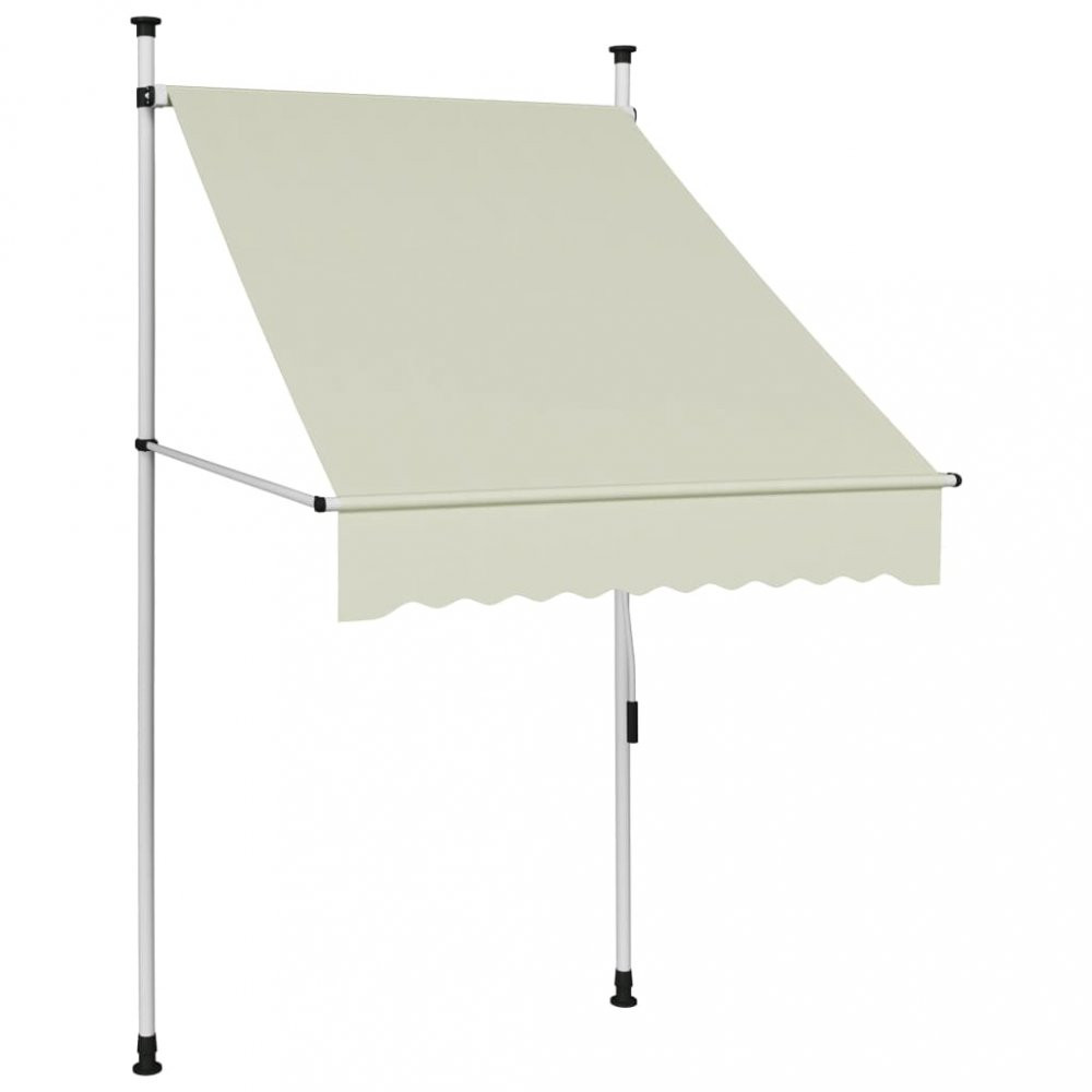 Ručně zatahovací markýza 100x120 cm Dekorhome