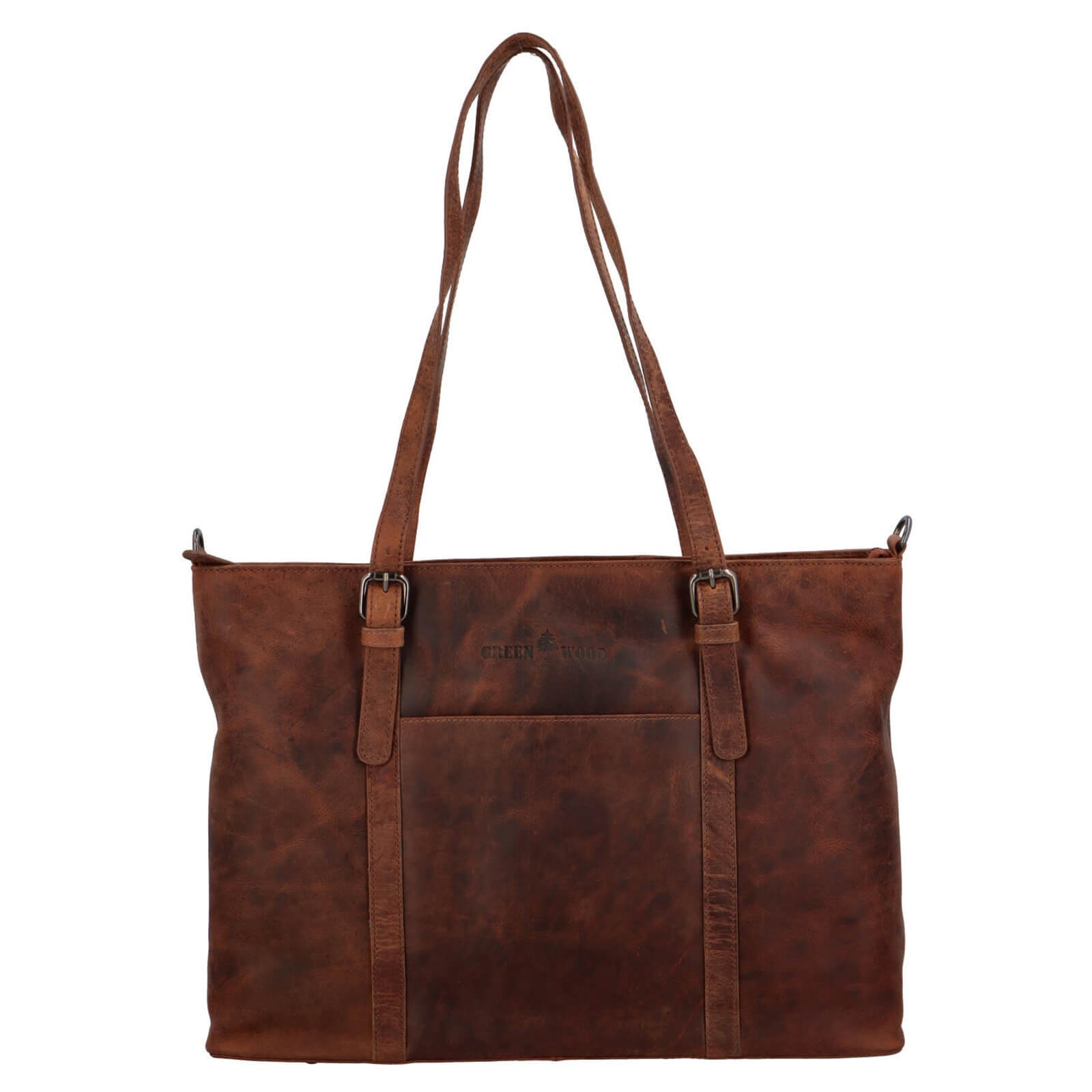 Dámská kožená kabelka Greenwood Lena - hnědá