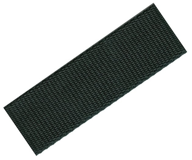 Popruh polyamid dutý černý 25mm