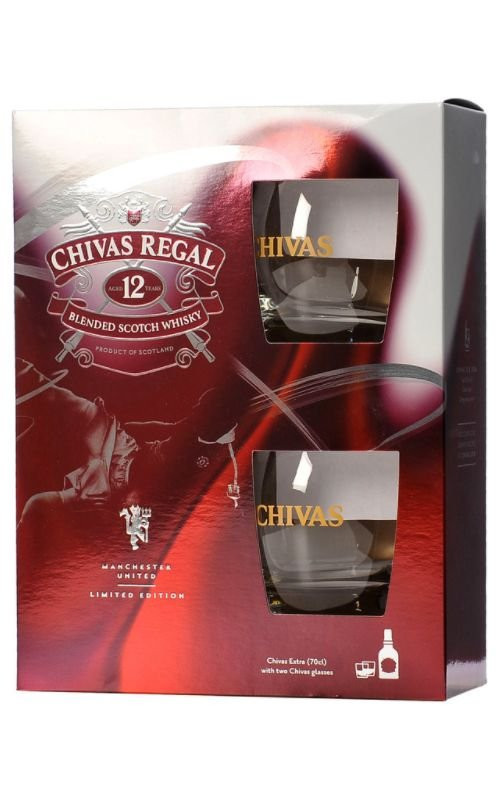 Gravírování: Chivas Regal 12y 0,7l 40% + 2x sklo GB 2021