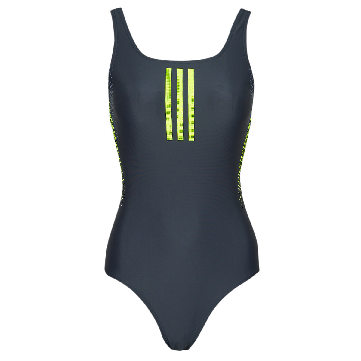 adidas  3-Stripes Graphic V-Back Swimsuit  Tmavě modrá