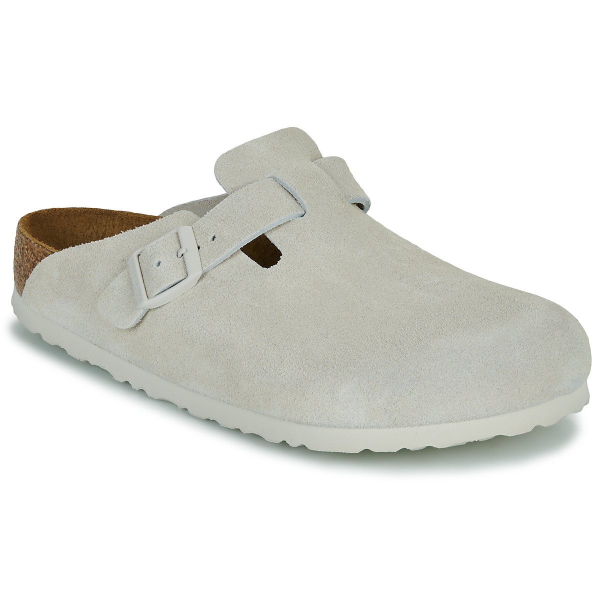 BIRKENSTOCK  Boston SFB LEVE Antique White  Bílá