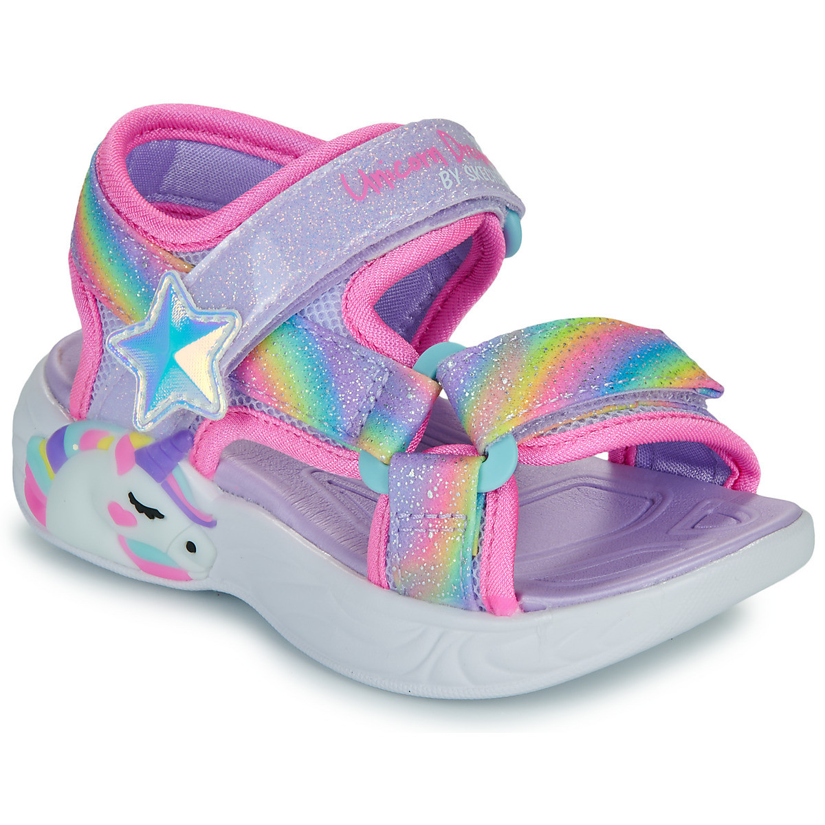 Skechers  SANDALE LUMINEUSE UNICORN DREAMS  ruznobarevne