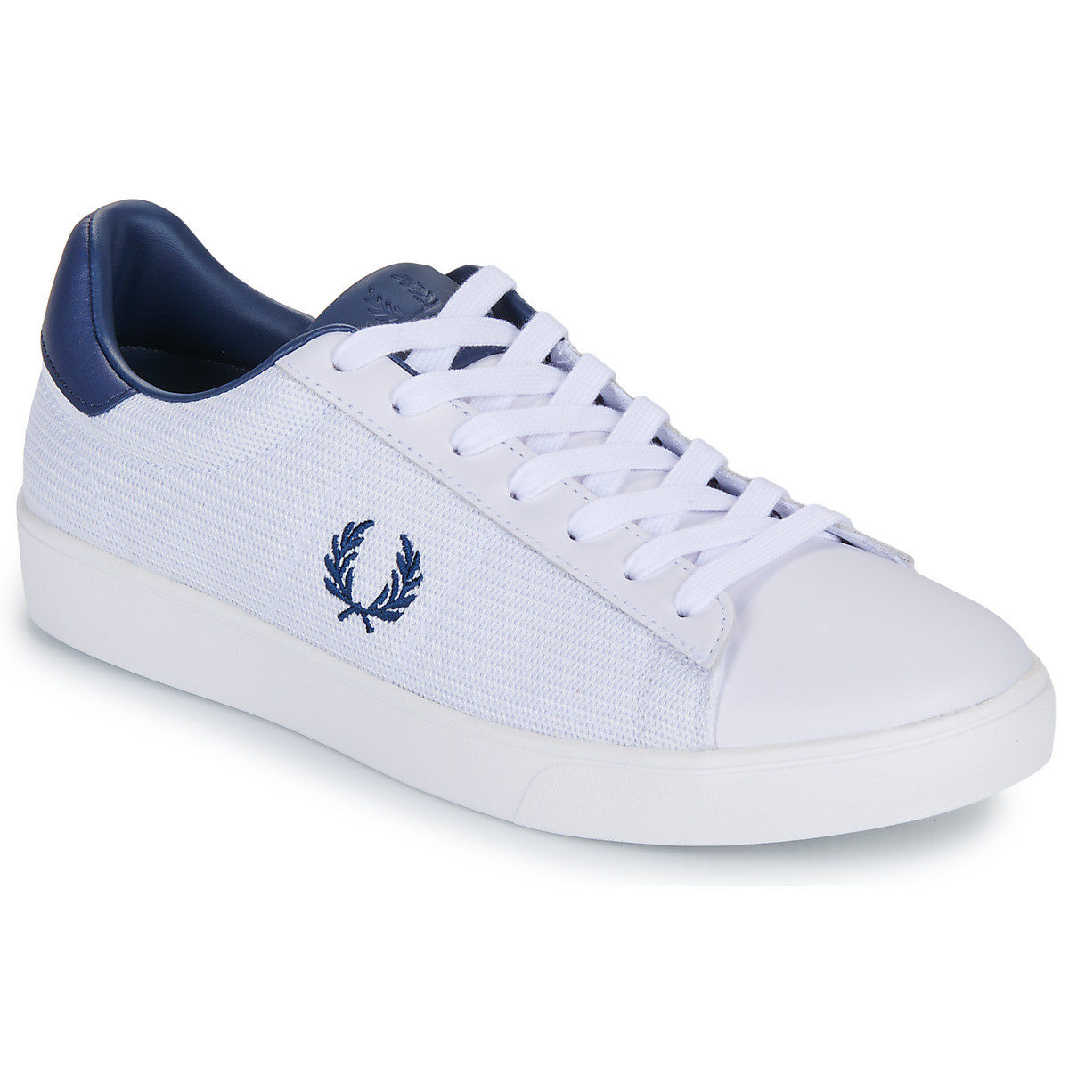 Fred Perry  SPENCER MESH / LEATHER  Bílá