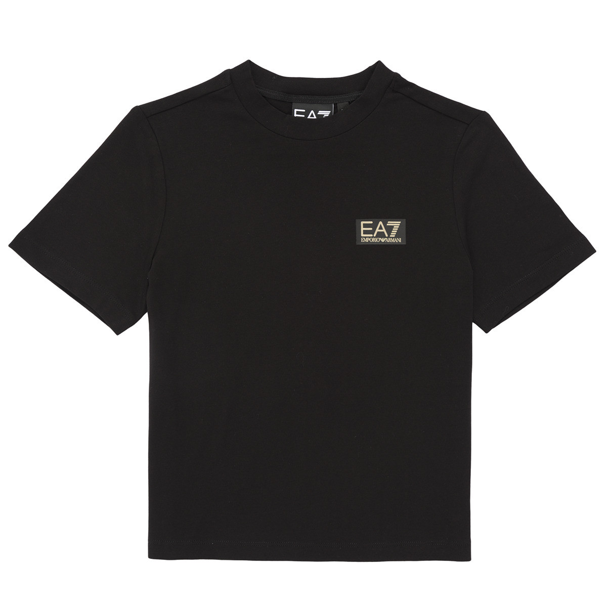 Emporio Armani EA7  GOLD LABEL BOY TEE  Černá