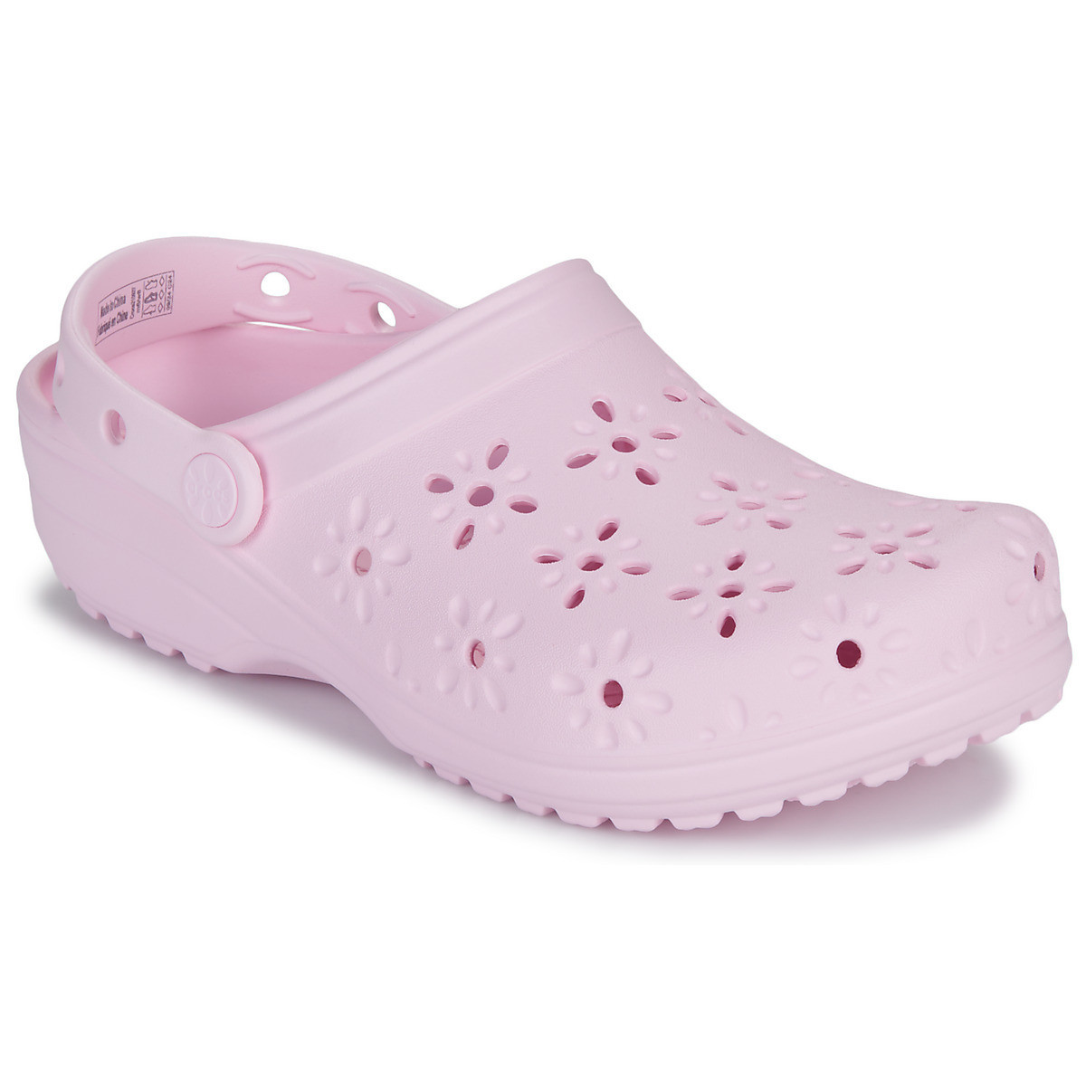 Crocs  Classic Floral Cut Out Clog  Růžová