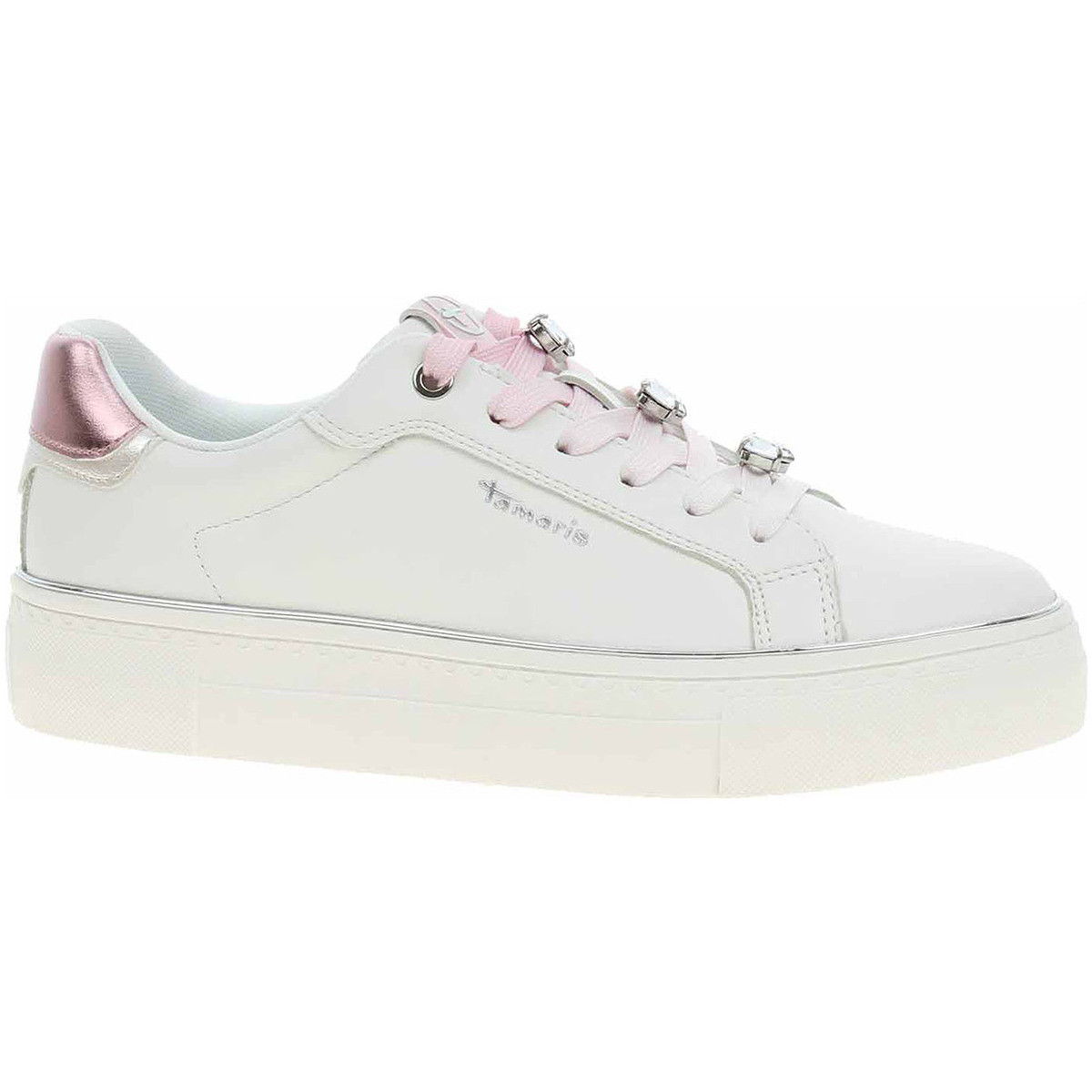 Tamaris  Dámská obuv  1-23751-44 white-pink  Bílá