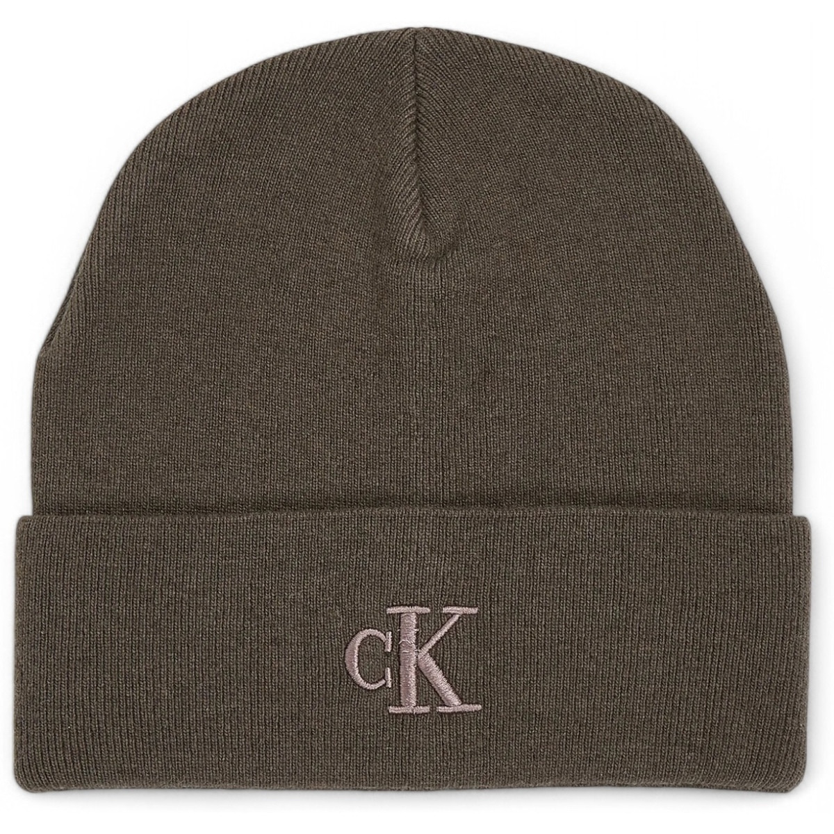 Calvin Klein Jeans  THICK EMBROIDERY BEANIE K50K512461  Hnědá