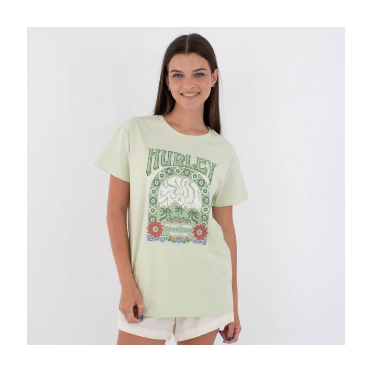 Hurley  ORGANIC MIKONOS TEE  Zelená
