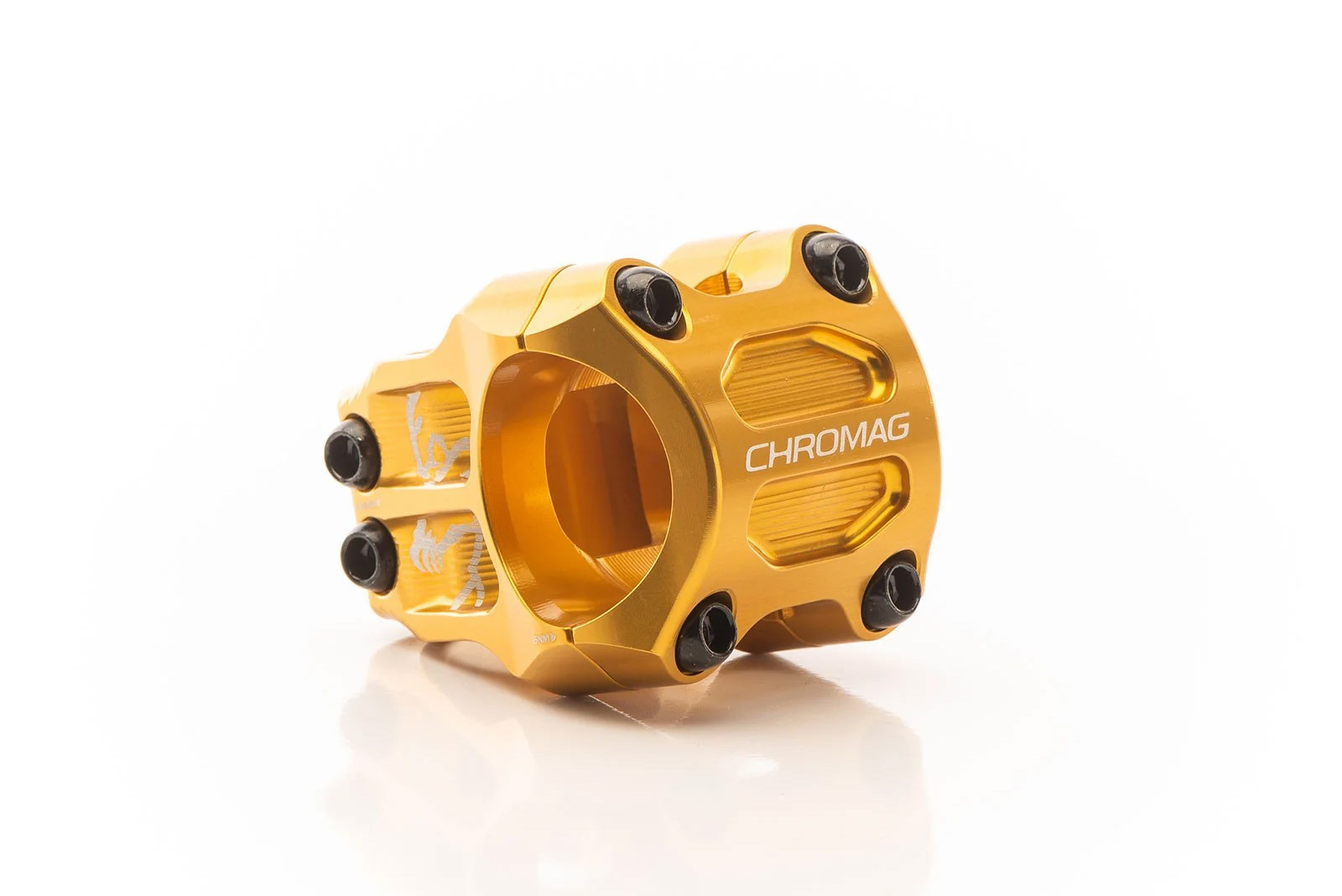 Představec CHROMAG RIZA - zlatá Délka: 32 mm, Průměr: 31,8 mm