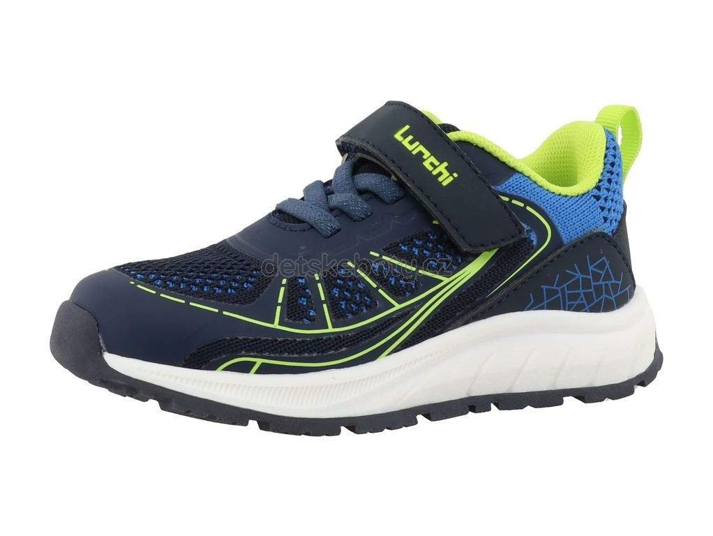 Dětské celoroční boty Lurchi 95L0083007 navy-lime Velikost: 28