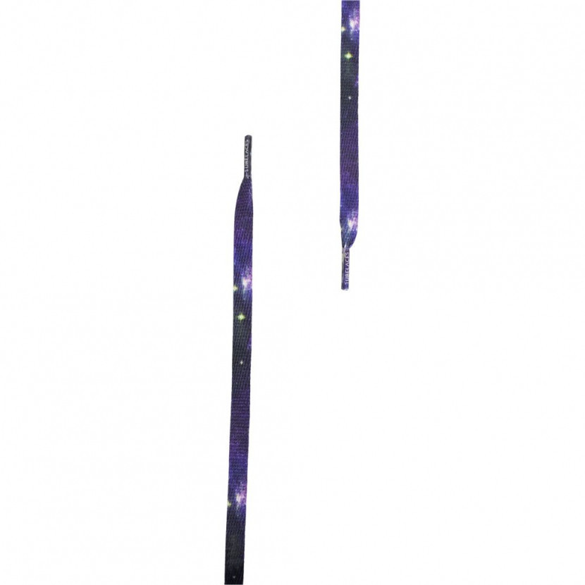 Tkaničky do bot Tubelaces Special Flat Galaxy - barevné, 140