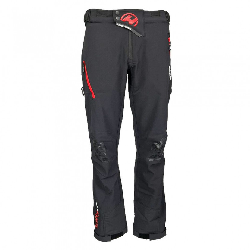 Kalhoty unisex Haven Polartis - černé-červené, L