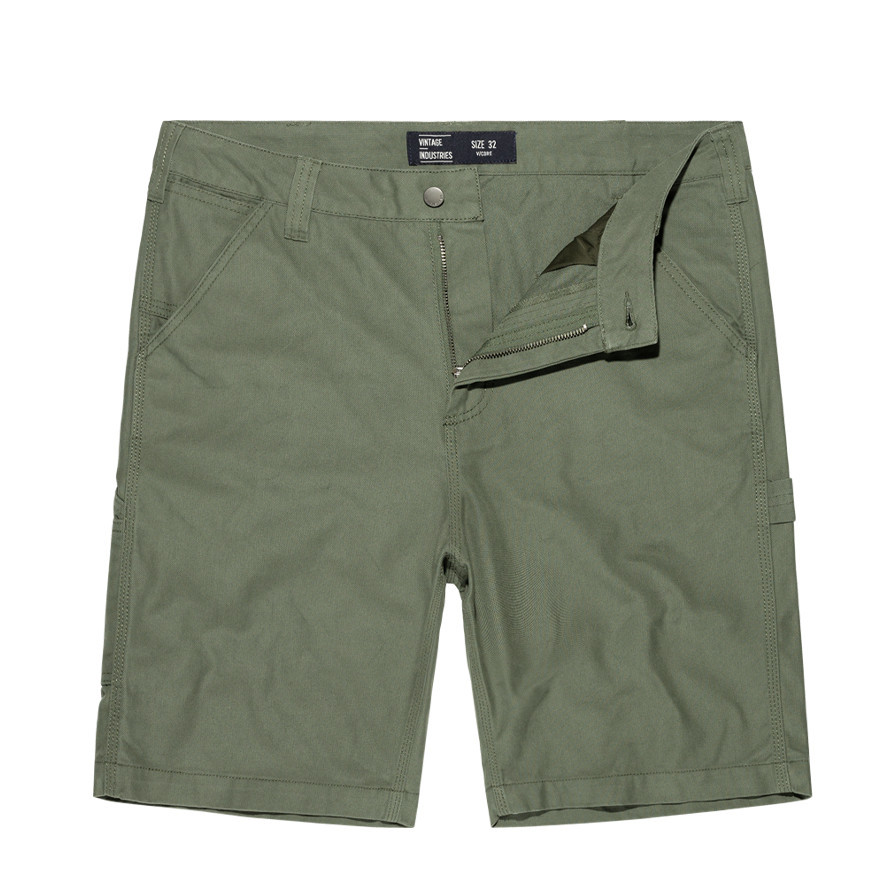 Kraťasy Vintage Industries Dayton - olivové, 30