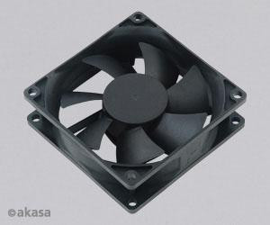 přídavný ventilátor Akasa 80x80x25 black OEM H