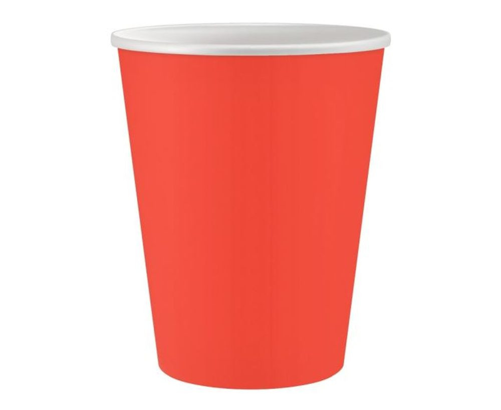 Kelímky červené 250 ml - 6 ks - GoDan