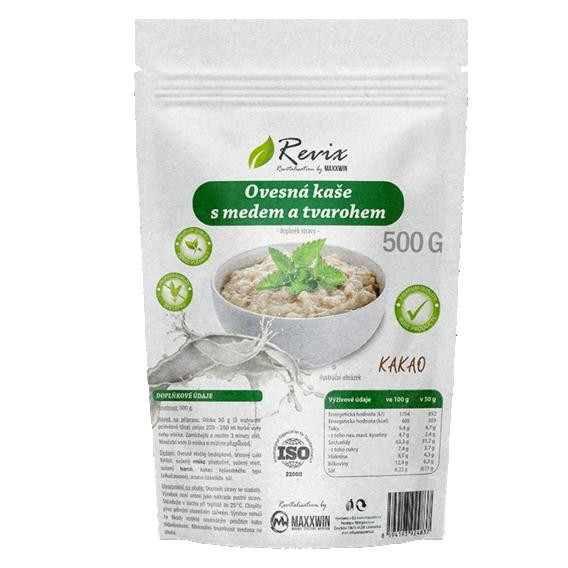 Revix Ovesná kaše s medem a tvarohem 50g