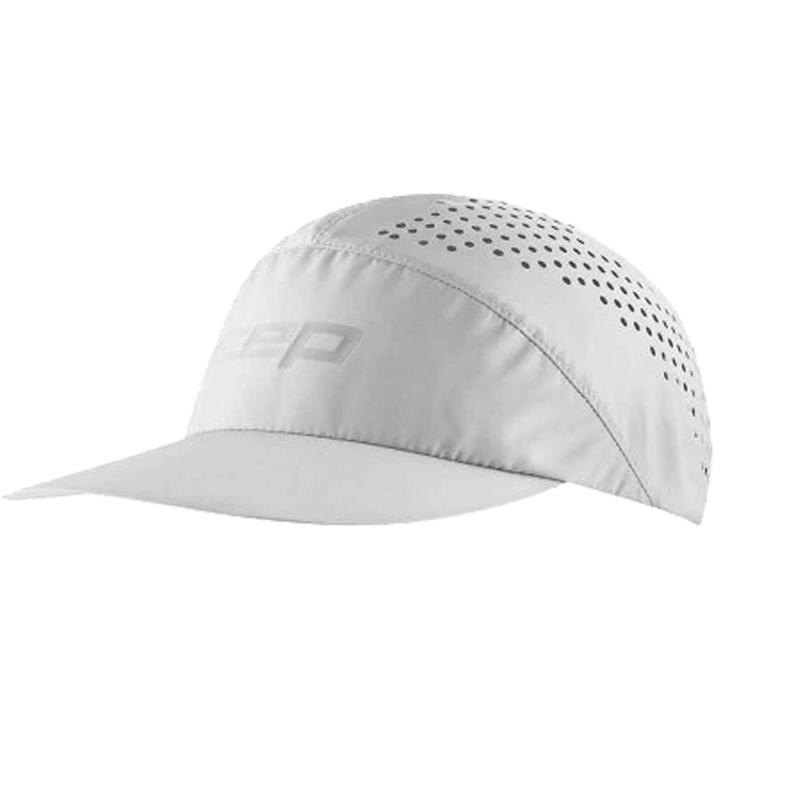 Salming CEP Běžecká kšiltovka Ultralight Pro Light Grey unisex