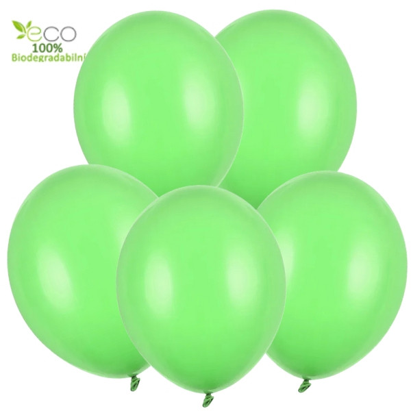 Balonky zářivě zelené 5 ks