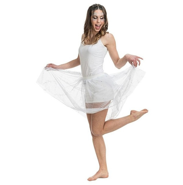 Sukně bílá krátká na festival