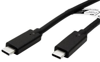 Roline USB 10Gbps (3.2 gen 2) kabel USB C(M) - USB C(M), PD 100W, 3m, černý
