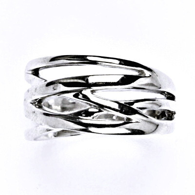 Stříbrný prsten, prsten ze stříbra 7,09 g