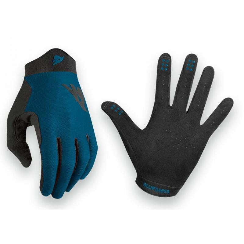 Rukavice Bluegrass Union - dlouhé, modrá - velikost L