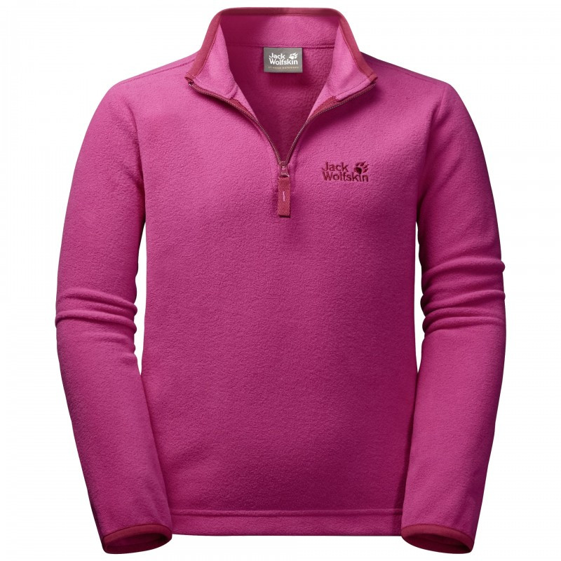 Jack Wolfskin Dětský fleecový pulovr Jack Wolfskin Gecko Fuchsia