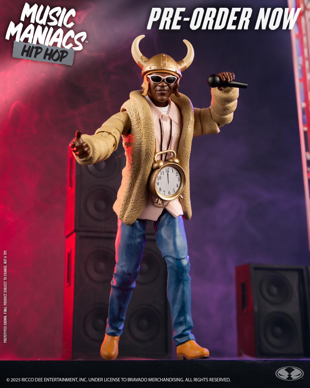McFarlane | Flavor Flav - sběratelská figurka Flavor Flav (Hip-Hop Music Maniacs) 16 cm
