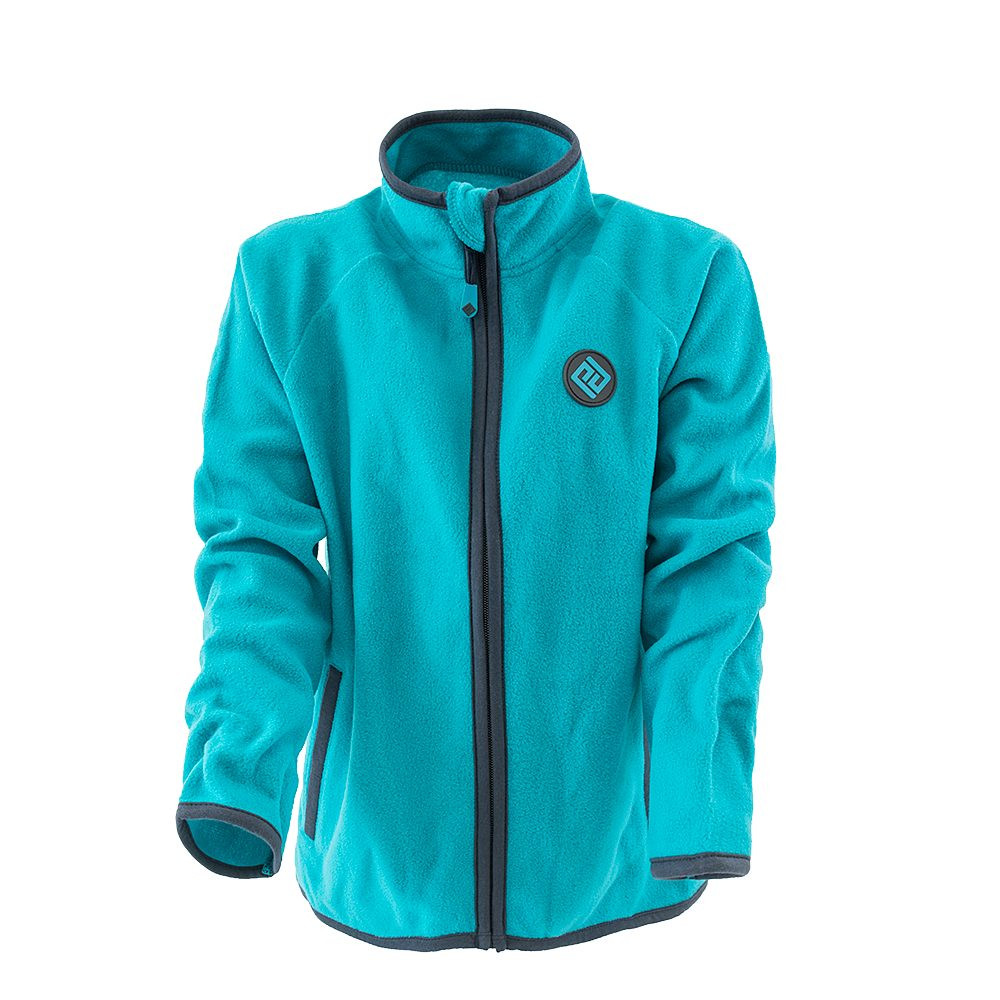 dětská mikina propínací fleezová, Pidilidi, PD1119-15, tyrkysová - 110 | 5let