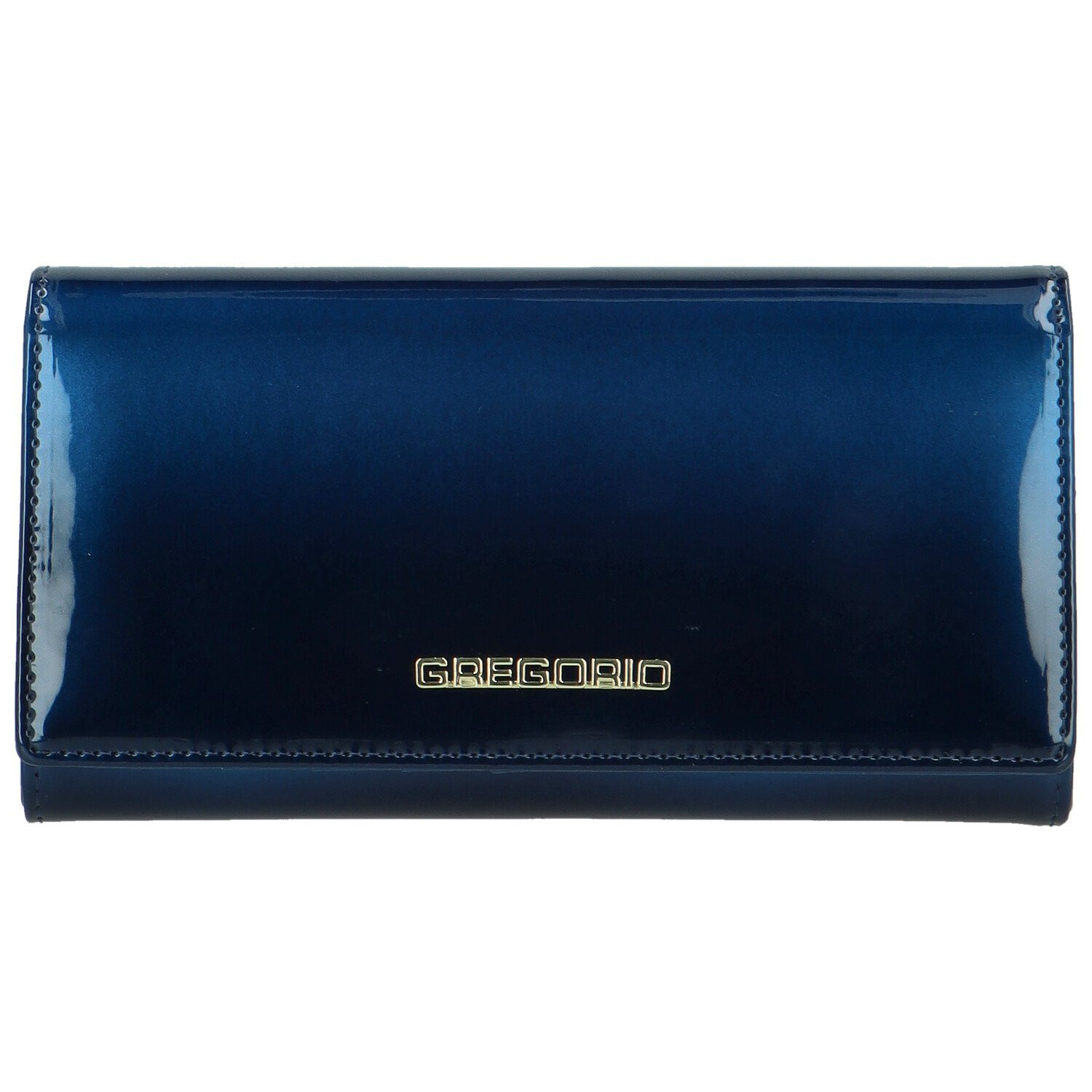 Dámská kožená peněženka modrá - Gregorio Kaleia modrá