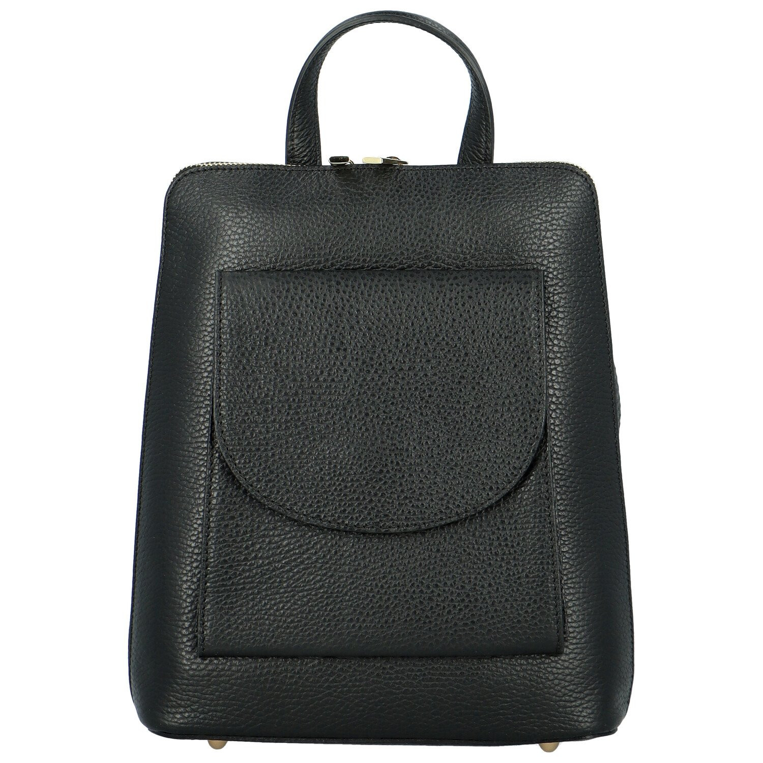 Stylový dámský kožený batoh Joshua, černý